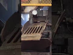 아마다 장비에서 강철 절단 테스트 비디오